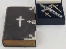 A Book of Common Prayer with silver