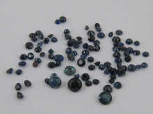 A quantity of loose polished sapphires 14bc2f