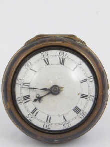 An 18 th c. verge pocket watch by Thomas