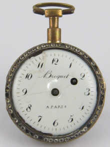 An early 19th c. French verge open face