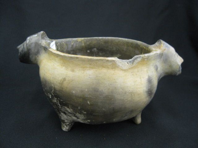 Catawba Indian Pottery Bowl footed