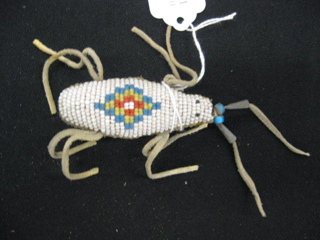 Indian Beaded Fetish bug form approx  14bd0b