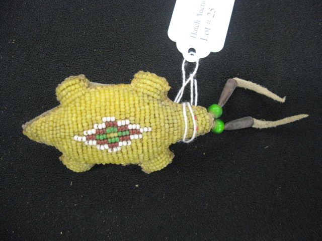 Indian Beaded Fetish bug form approx  14bd0e