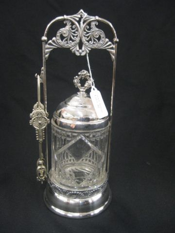 Victorian Silverplate Pickle Castor