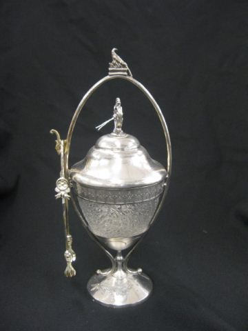 Victorian Silverplate Pickle Castor 14bd24