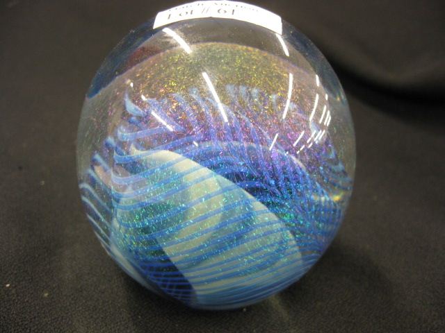 Eickholt Art Glass Paperweight 14bd37