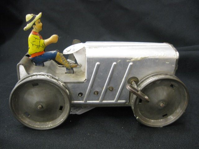 Marx Tin Aluminium Toy Tractor 14bd79