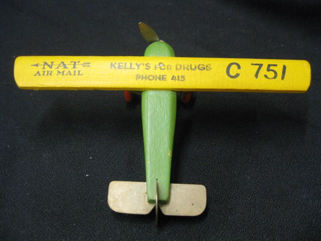 Toy Airplane advertising ''Kelly's