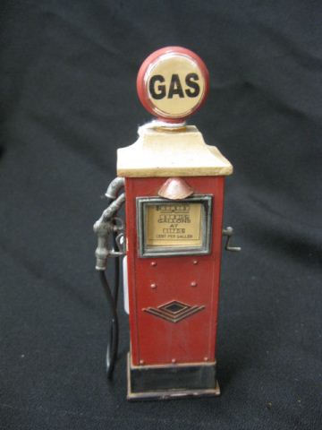Antique Toy Gas Pump globe style 14bd76