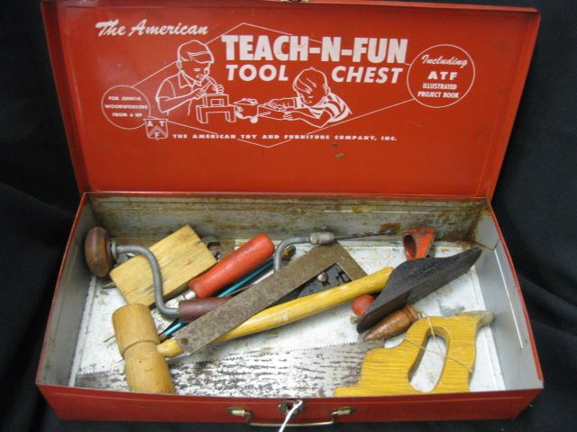 Toy Wood Workers Set.