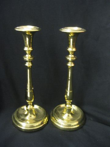 Russian Brass Candlesticks 12  14bdad