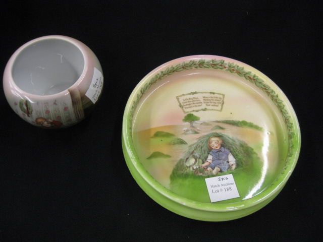 2 Royal Bayreuth Porcelain Child sfeeding 14bdd3