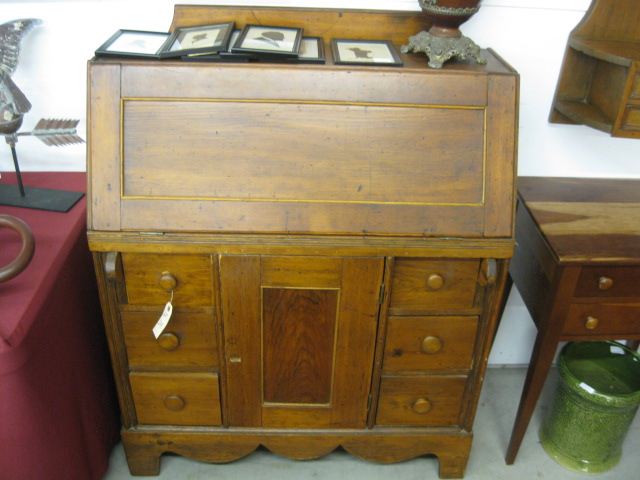 Antique Southern Pine Dropfront Desk