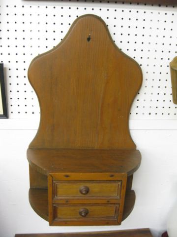 Pine Shelf with drawers 27'' tall