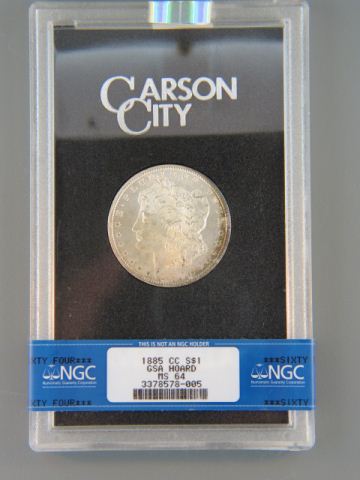 1885 Carson City Morgan Silver 14bded