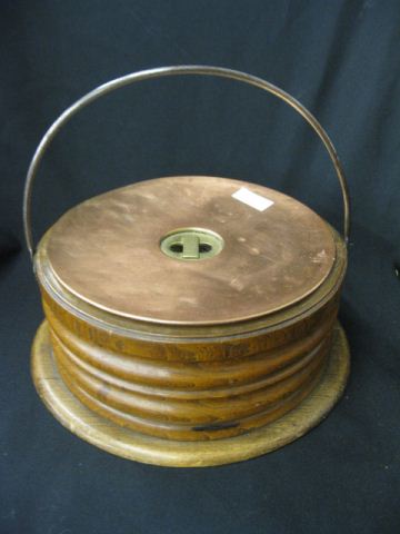 19th Century Dutch Bed Warmer copper