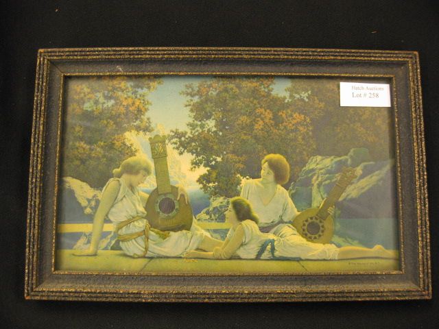 Maxfield Parrish Print The Lute 14be23