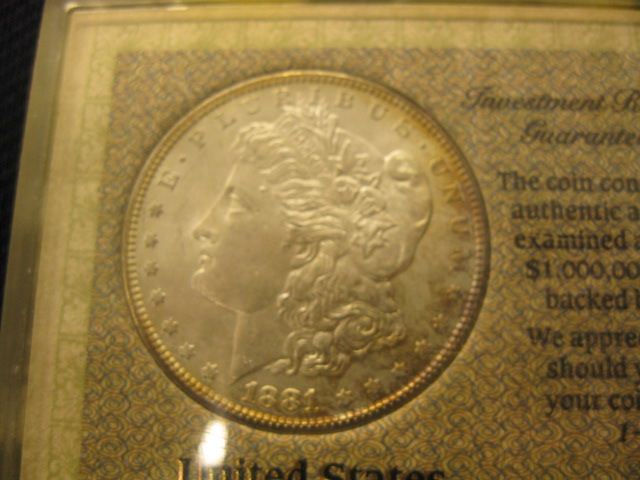 1881 S Morgan Silver Dollar gem 14be2e