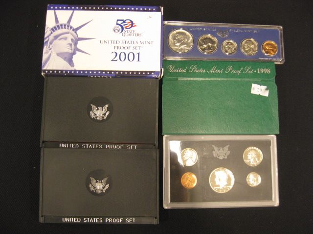 U.S. Proof Sets Coin Lot;1971 1973
