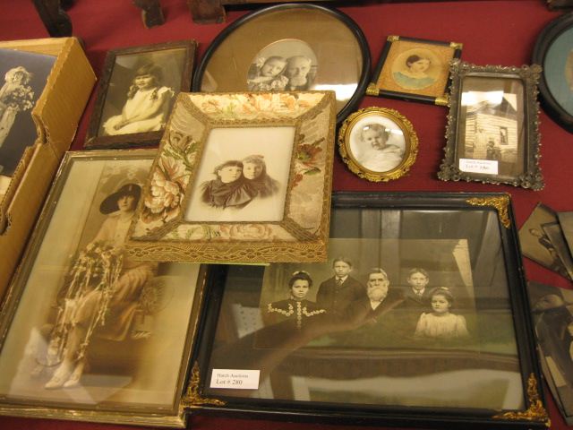 9 pcs. Framed Photographs Victorian