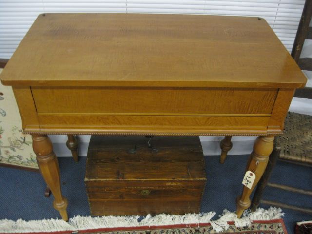 Maple Spinet Desk inner compartments  14be61