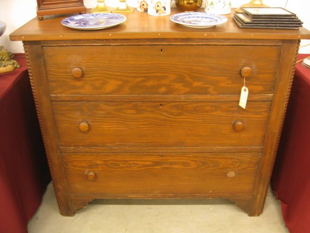 Southern Heart Pine Chest triple