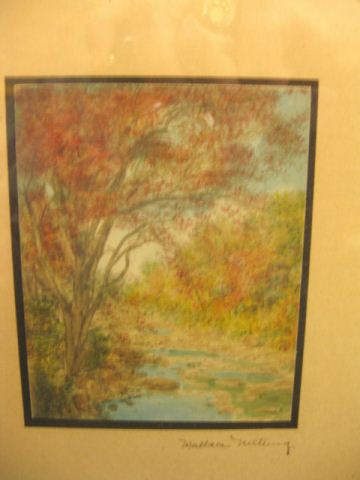 Wallace Nutting Print fall landscape 14be7f