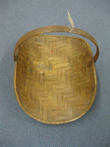Split Oak Gathering Basket  14beef