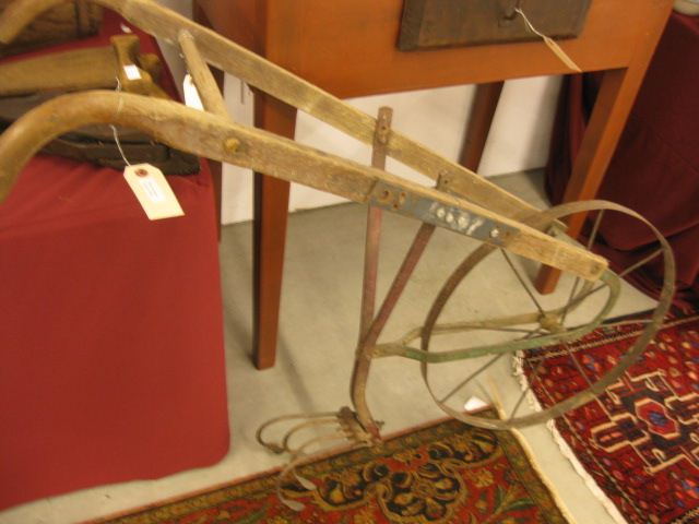 Old Metal & Wooden Garden Plow.39