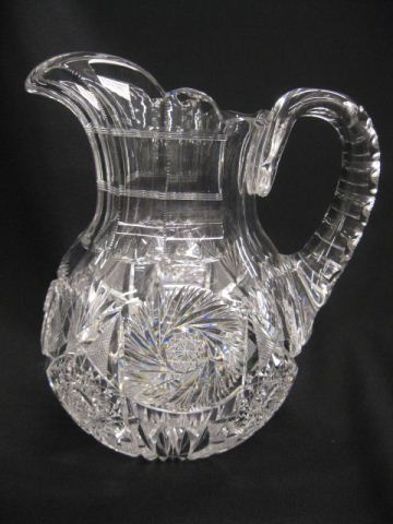 Brilliant Period Cut Glass Pitcher 14bf50