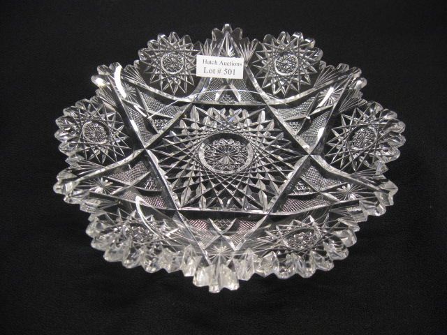 Brilliant Period Cut Glass Dish