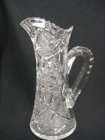 Brilliant Period Cut Glass Tankard 14bf5c