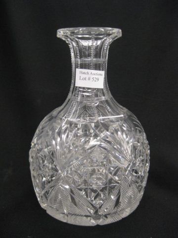 Brilliant Period Cut Glass Carafe