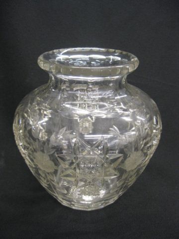 Hawkes Cut Glass Vase or Jardiniere 14bf61