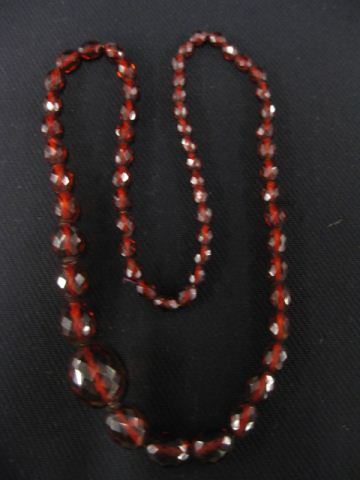 Victorian Cherry Amber Necklace 14bf69