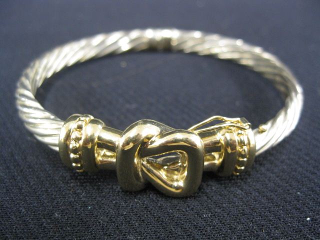 14k Gold & Sterling Silver Bracelet