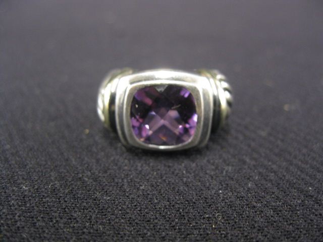 David Yurman Amethyst Ring 14k