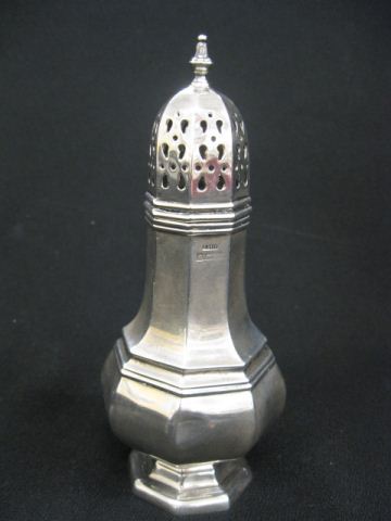 English Sterling Silver Muffineer