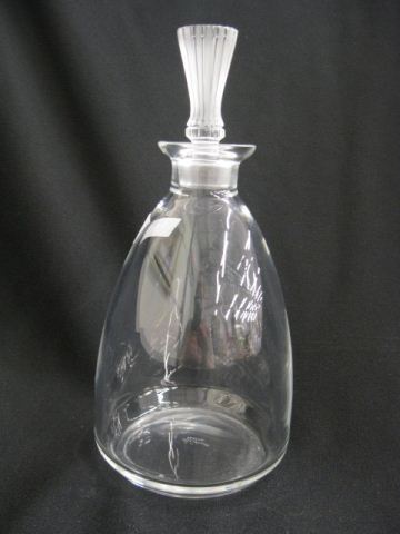 Lalique Crystal Decanter frosted