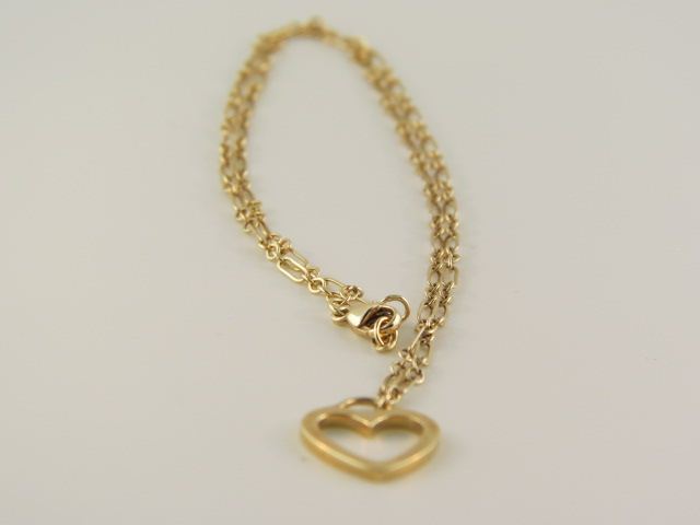 Tiffany 18k Gold Necklace heart