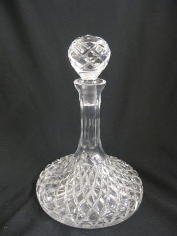 Cut Crystal Ship's Decanter diamond