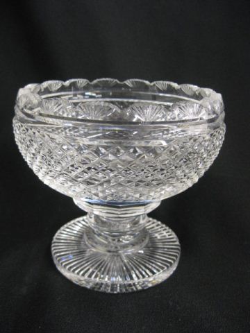 Regency Cut Glass Compote diamond