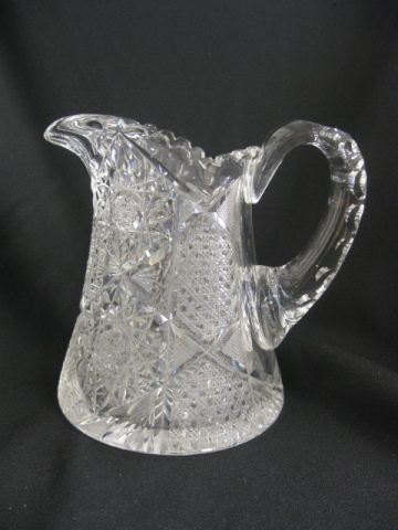 Brilliant Period Cut Glass Pitcher 14bfbd