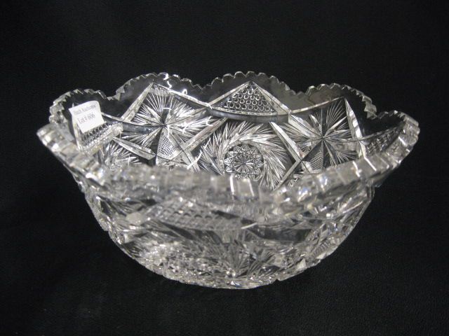Brilliant Period Cut Glass Bowl 14bfbb