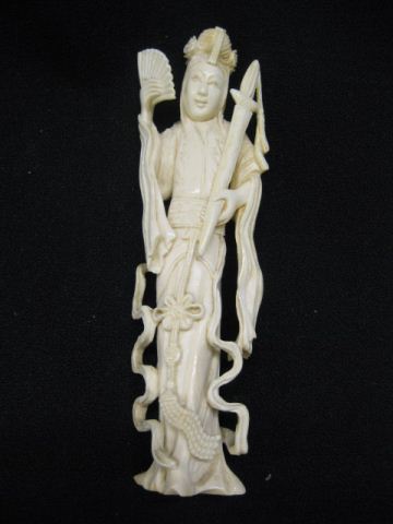 Carved Ivory Figurine of a goddess 14bfce