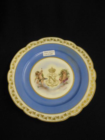 Sevres Porcelain Napoleonic Plate 14bfe9