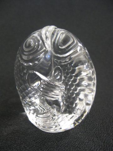 Steuben Crystal Figural Fish Paperweightor 14bfe1