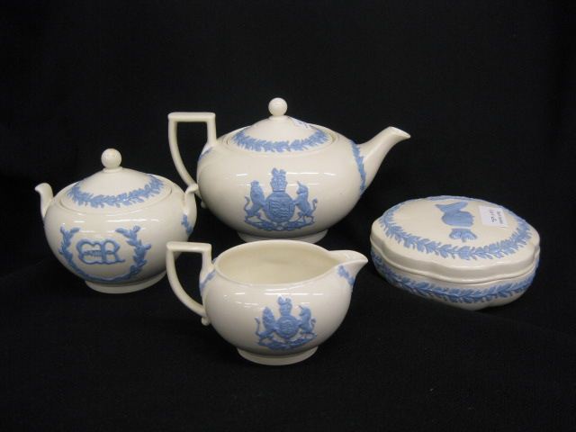 Wedgwood 1937 Coronation Tea Set & DresserBox