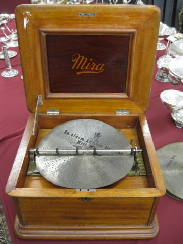 Mira Victorian Disc Music Box single 14bffc