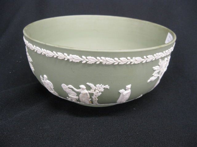 Wedgwood Green Jasperware Bowl classical